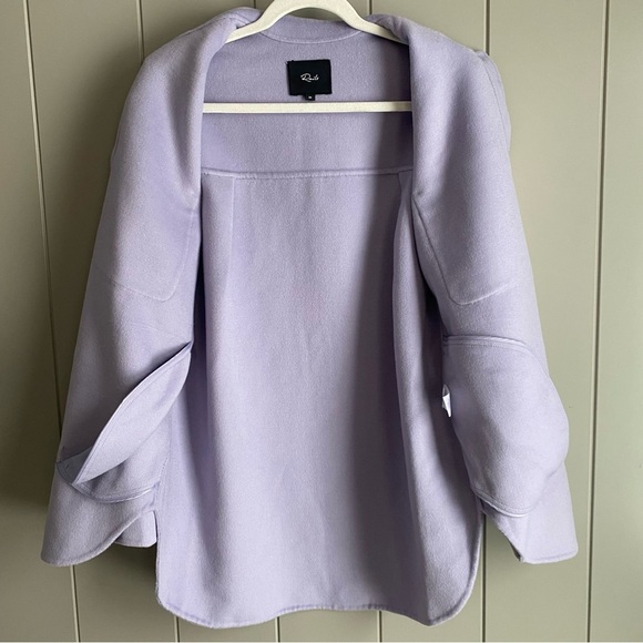 Rails Shacket CONNIE Shirt Shacket Jacket Lilac Lavender Size Medium, Wool blend - Picture 8 of 12